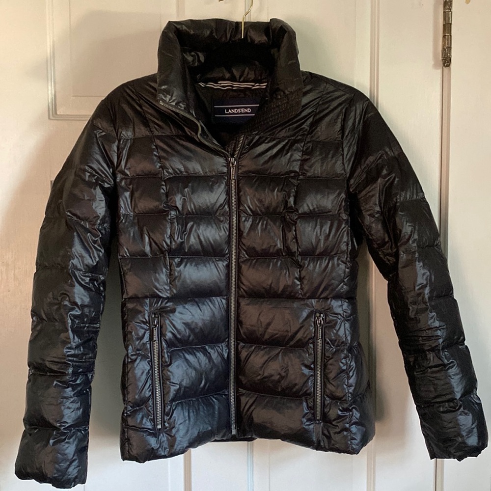 Lands End puffer coat